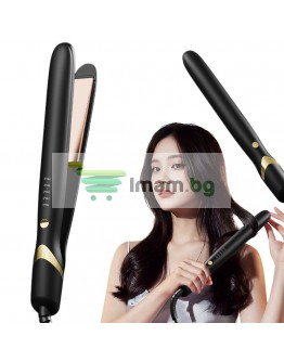 Преса за коса с регулируеми 2в1 къдрици и изправяне на косата керамична